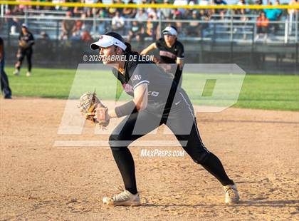 Thumbnail 3 in Flour Bluff @ Harlingen South (UIL Region IV Area Softball Game 2) photogallery.