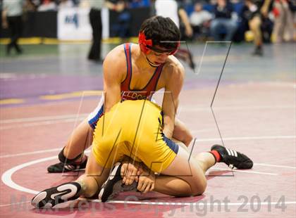 Thumbnail 3 in CIF SJS Masters Wrestling Championships photogallery.