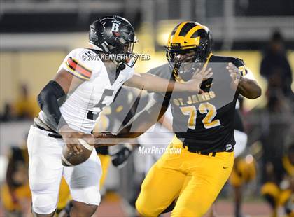 Thumbnail 3 in Brusly @ St. James (LHSAA 3A Quarterfinal) photogallery.