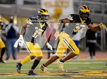 Thumbnail 1 in Brusly @ St. James (LHSAA 3A Quarterfinal) photogallery.