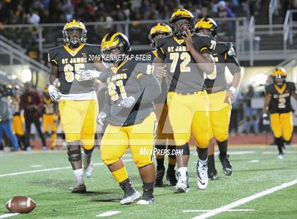 Thumbnail 2 in Brusly @ St. James (LHSAA 3A Quarterfinal) photogallery.