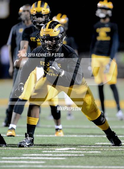 Thumbnail 1 in Brusly @ St. James (LHSAA 3A Quarterfinal) photogallery.