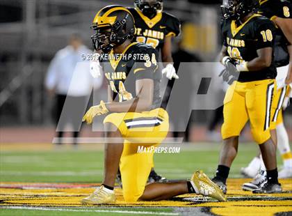 Thumbnail 1 in Brusly @ St. James (LHSAA 3A Quarterfinal) photogallery.
