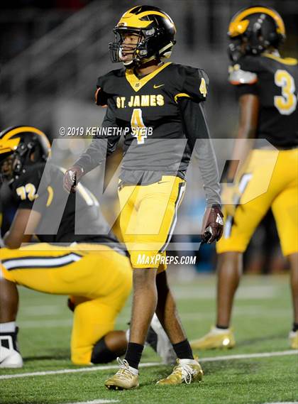 Thumbnail 2 in Brusly @ St. James (LHSAA 3A Quarterfinal) photogallery.