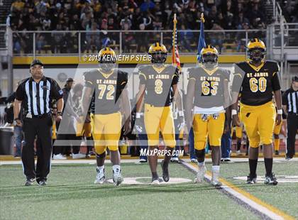 Thumbnail 3 in Brusly @ St. James (LHSAA 3A Quarterfinal) photogallery.