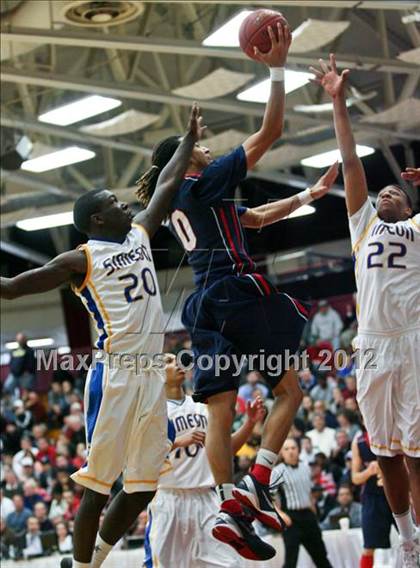 Thumbnail 3 in Findlay Prep vs. Simeon (Spalding Hoophall Classic) photogallery.