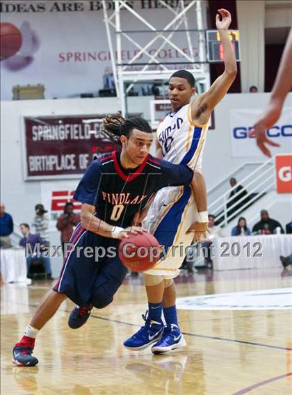 Thumbnail 1 in Findlay Prep vs. Simeon (Spalding Hoophall Classic) photogallery.