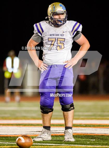 Thumbnail 3 in Notre Dame Prep vs. Williams Field (AIA 5A Semifinal) photogallery.