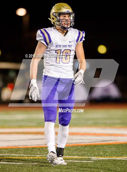 Thumbnail 2 in Notre Dame Prep vs. Williams Field (AIA 5A Semifinal) photogallery.