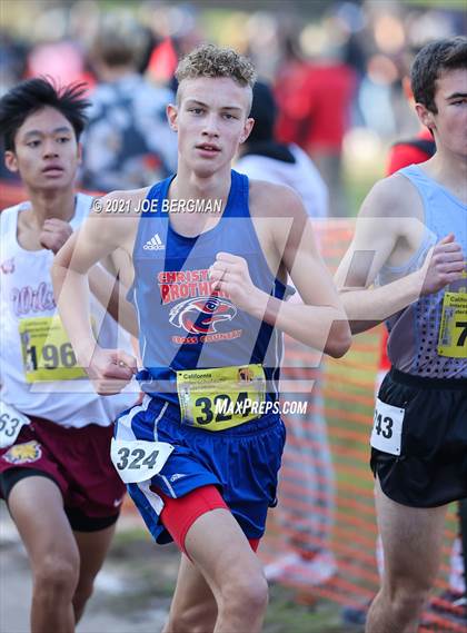 Thumbnail 3 in CIF State Cross Country Championships (Boys D4 Race) photogallery.