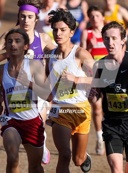 Thumbnail 3 in CIF State Cross Country Championships (Boys D4 Race) photogallery.