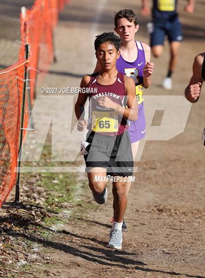Thumbnail 1 in CIF State Cross Country Championships (Boys D4 Race) photogallery.