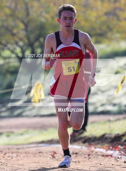 Thumbnail 1 in CIF State Cross Country Championships (Boys D4 Race) photogallery.
