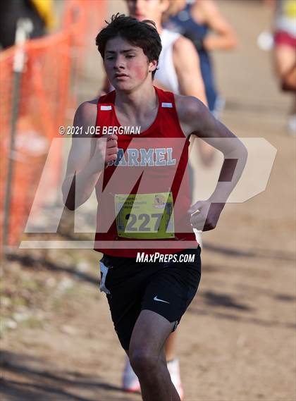 Thumbnail 1 in CIF State Cross Country Championships (Boys D4 Race) photogallery.