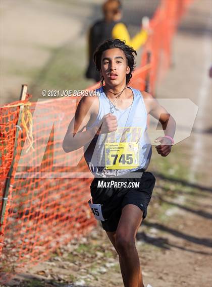 Thumbnail 1 in CIF State Cross Country Championships (Boys D4 Race) photogallery.