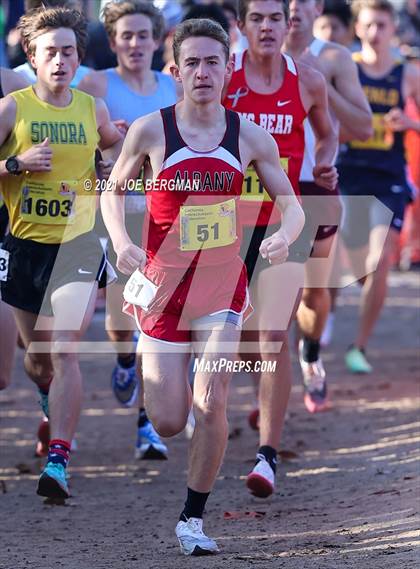 Thumbnail 2 in CIF State Cross Country Championships (Boys D4 Race) photogallery.