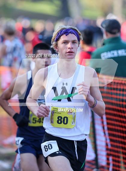 Thumbnail 3 in CIF State Cross Country Championships (Boys D4 Race) photogallery.