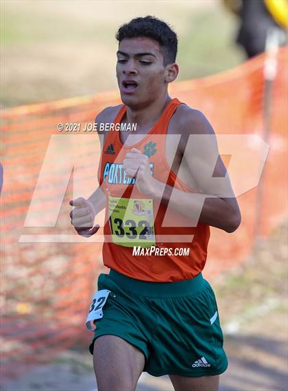 Thumbnail 1 in CIF State Cross Country Championships (Boys D4 Race) photogallery.