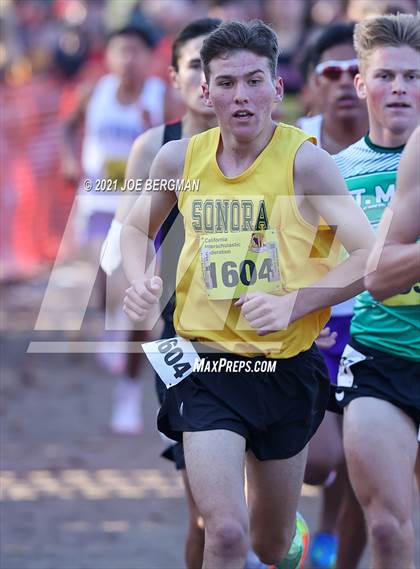 Thumbnail 2 in CIF State Cross Country Championships (Boys D4 Race) photogallery.