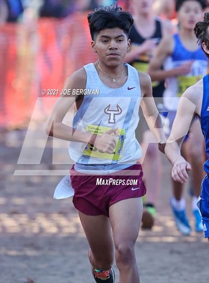 Thumbnail 1 in CIF State Cross Country Championships (Boys D4 Race) photogallery.