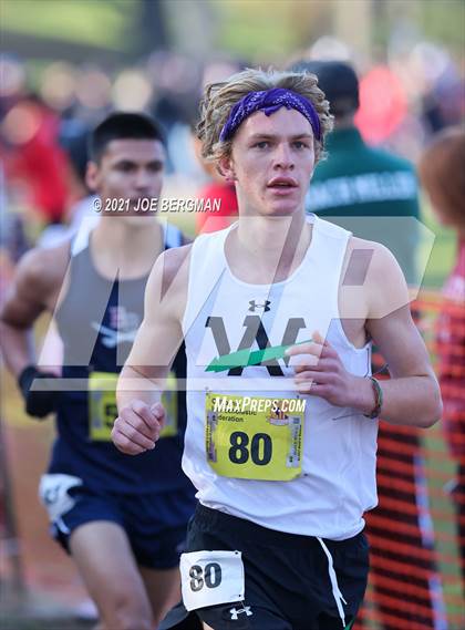 Thumbnail 1 in CIF State Cross Country Championships (Boys D4 Race) photogallery.