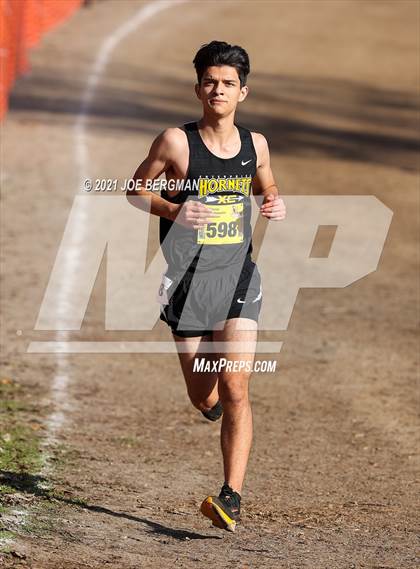 Thumbnail 1 in CIF State Cross Country Championships (Boys D4 Race) photogallery.