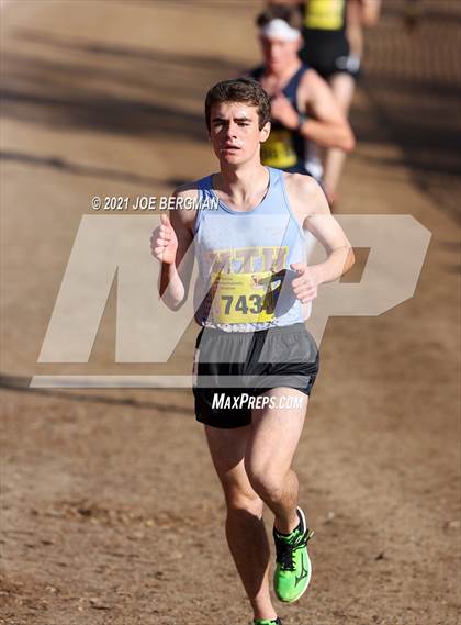 Thumbnail 1 in CIF State Cross Country Championships (Boys D4 Race) photogallery.