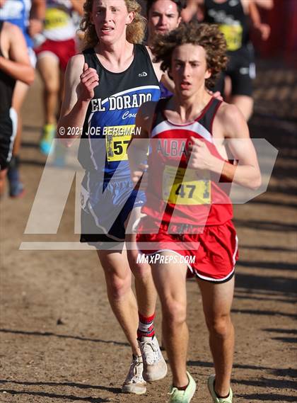 Thumbnail 1 in CIF State Cross Country Championships (Boys D4 Race) photogallery.
