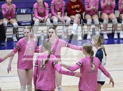 Thumbnail 1 in The Classical Academy vs Evergreen (Holy Family Tournament) photogallery.