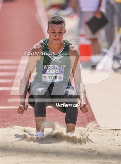 Thumbnail 2 in Class 2 Triple Jump (MSHSAA State Championship) photogallery.