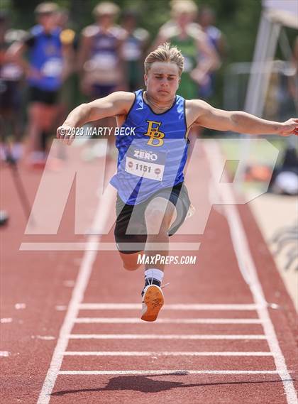 Thumbnail 1 in Class 2 Triple Jump (MSHSAA State Championship) photogallery.