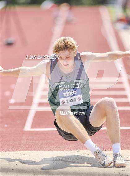 Thumbnail 1 in Class 2 Triple Jump (MSHSAA State Championship) photogallery.