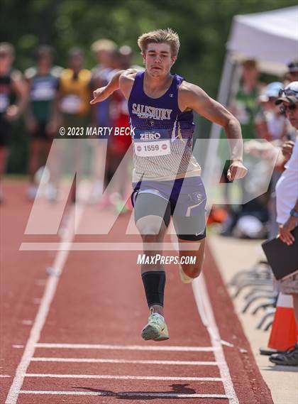 Thumbnail 1 in Class 2 Triple Jump (MSHSAA State Championship) photogallery.