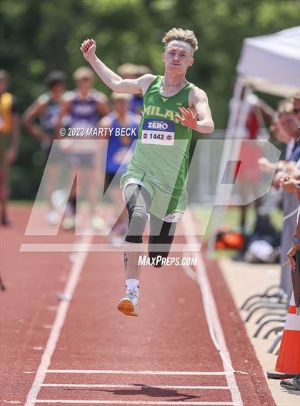 Thumbnail 2 in Class 2 Triple Jump (MSHSAA State Championship) photogallery.