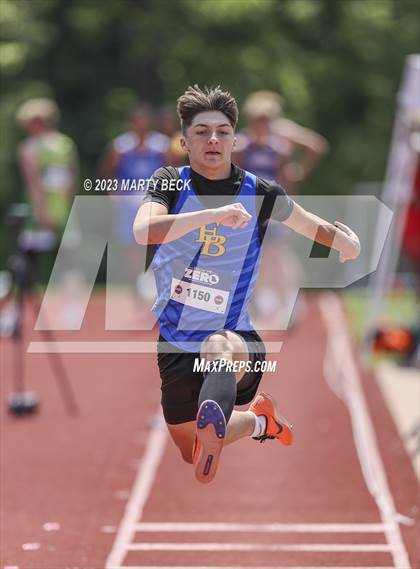 Thumbnail 3 in Class 2 Triple Jump (MSHSAA State Championship) photogallery.