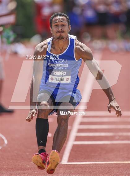 Thumbnail 1 in Class 2 Triple Jump (MSHSAA State Championship) photogallery.