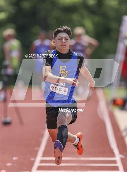 Thumbnail 1 in Class 2 Triple Jump (MSHSAA State Championship) photogallery.