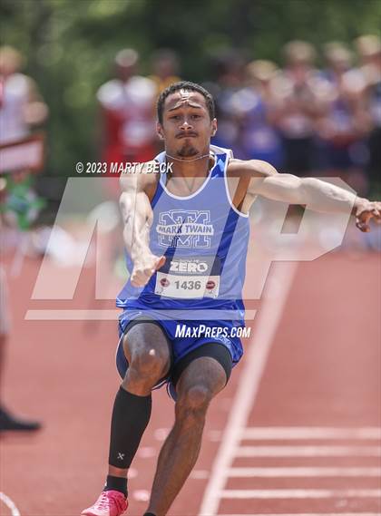 Thumbnail 2 in Class 2 Triple Jump (MSHSAA State Championship) photogallery.