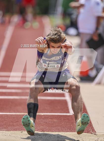 Thumbnail 1 in Class 2 Triple Jump (MSHSAA State Championship) photogallery.