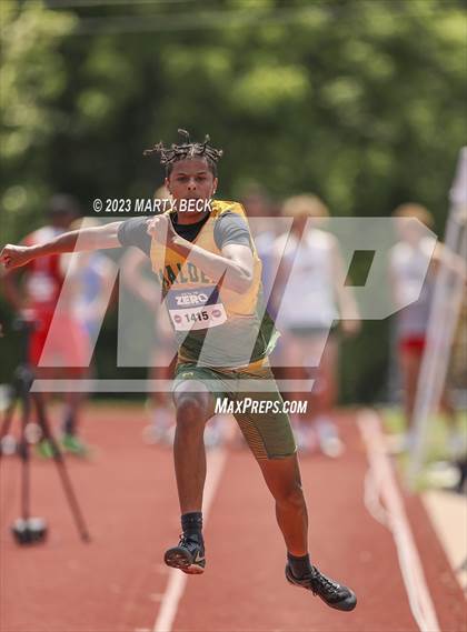 Thumbnail 1 in Class 2 Triple Jump (MSHSAA State Championship) photogallery.