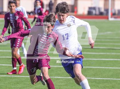 Thumbnail 2 in Princeton vs Community (Wylie Mens Soccer Showcase) photogallery.