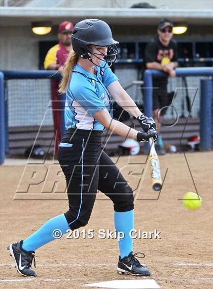 Thumbnail 1 in Calvary Christian Academy vs. Calvin Christian (CIF SS D5 Final) photogallery.