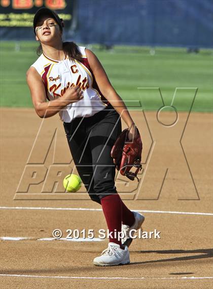 Thumbnail 3 in Calvary Christian Academy vs. Calvin Christian (CIF SS D5 Final) photogallery.