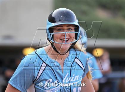 Thumbnail 2 in Calvary Christian Academy vs. Calvin Christian (CIF SS D5 Final) photogallery.