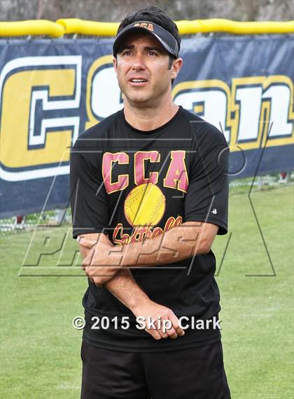 Thumbnail 1 in Calvary Christian Academy vs. Calvin Christian (CIF SS D5 Final) photogallery.