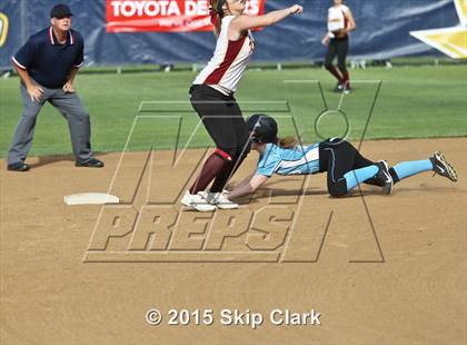 Thumbnail 1 in Calvary Christian Academy vs. Calvin Christian (CIF SS D5 Final) photogallery.
