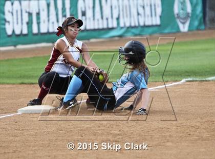 Thumbnail 1 in Calvary Christian Academy vs. Calvin Christian (CIF SS D5 Final) photogallery.