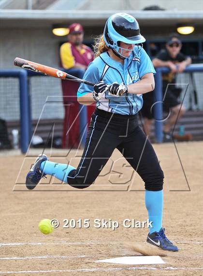 Thumbnail 2 in Calvary Christian Academy vs. Calvin Christian (CIF SS D5 Final) photogallery.