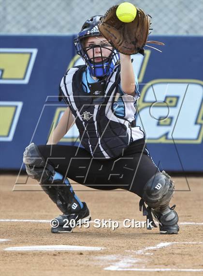 Thumbnail 2 in Calvary Christian Academy vs. Calvin Christian (CIF SS D5 Final) photogallery.