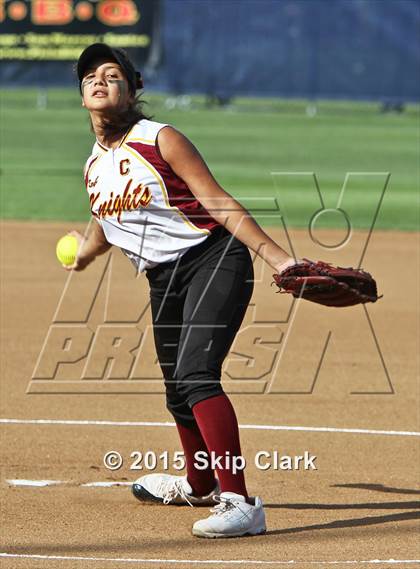 Thumbnail 2 in Calvary Christian Academy vs. Calvin Christian (CIF SS D5 Final) photogallery.